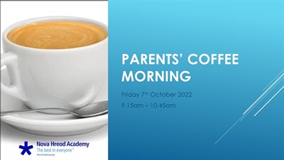 Parents' Coffee Morning